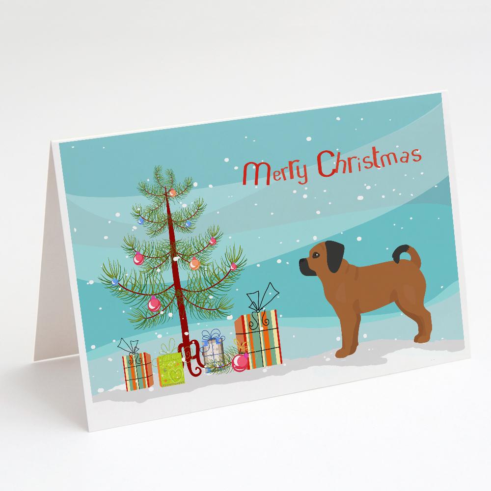 Buy this Puggle Christmas Tree Greeting Cards and Envelopes Pack of 8