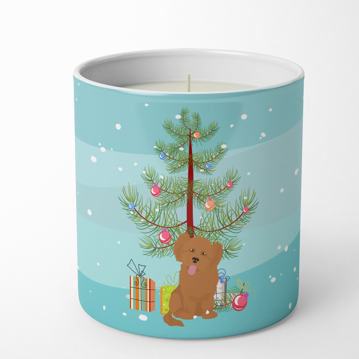Buy this Shih Poo #3 Christmas Tree 10 oz Decorative Soy Candle
