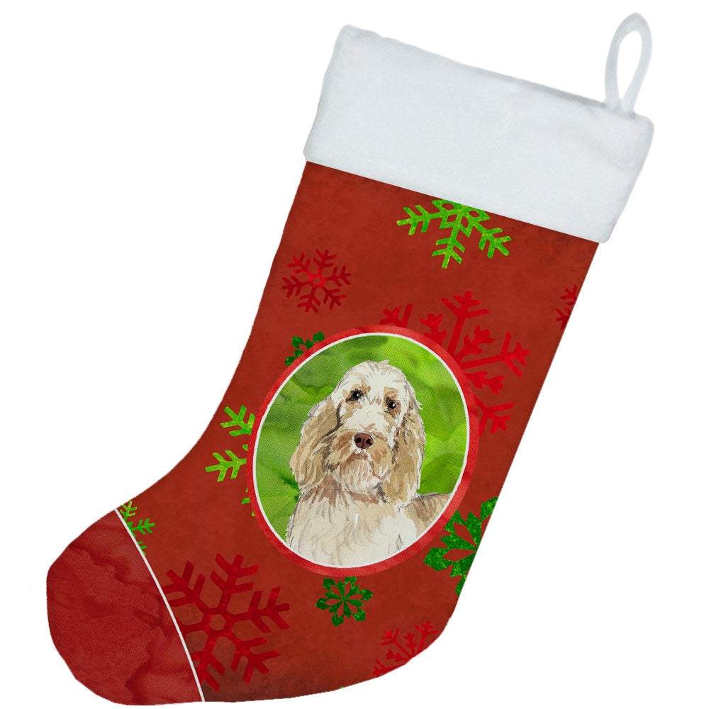 Caroline's Treasures Christmas Snowflakes Spinone Italiano Christmas Stocking CK4006CS