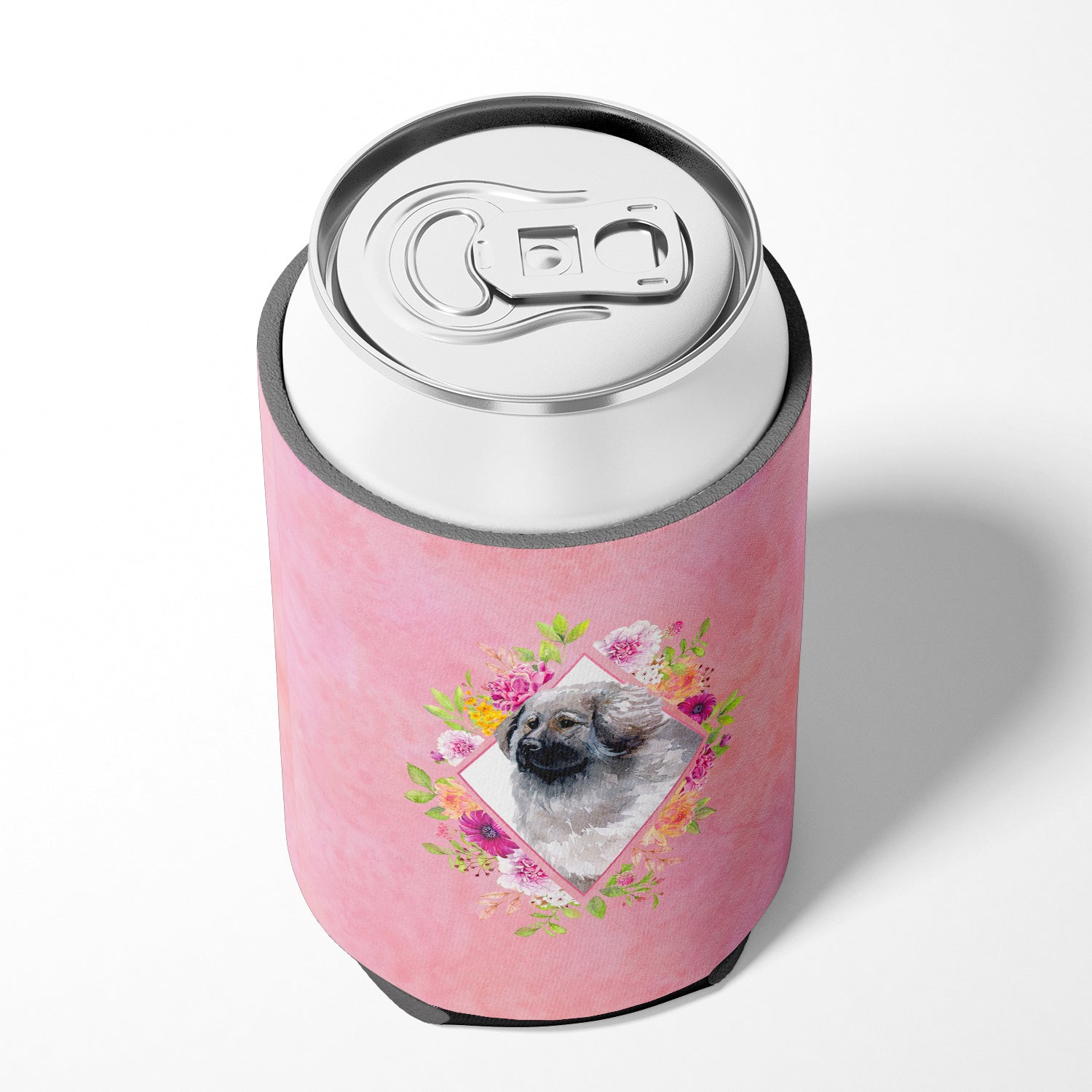 Moscow Watchdog Pink Flowers Can or Bottle Hugger CK4162CC