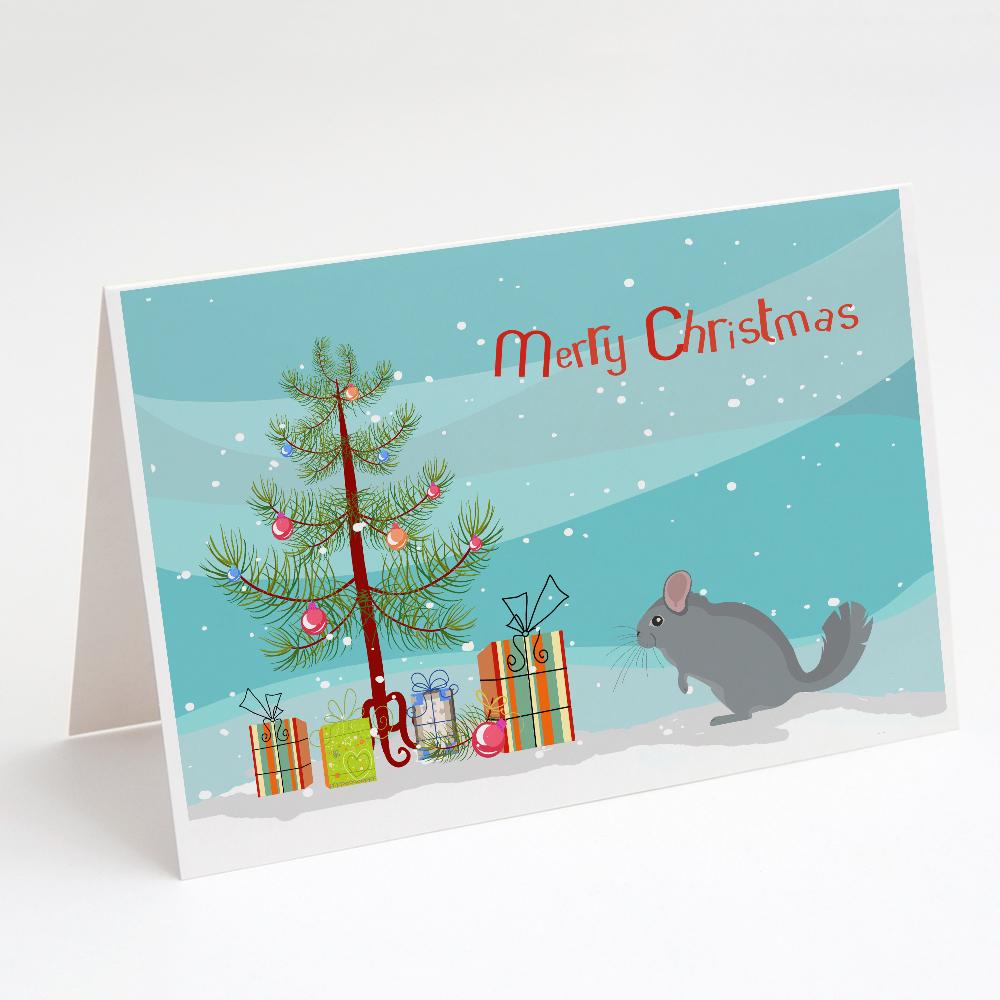 Buy this Foggy Chinchilla Merry Christmas Greeting Cards and Envelopes Pack of 8