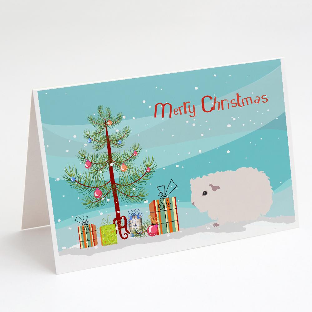 Buy this Merino Guinea Pig Merry Christmas Greeting Cards and Envelopes Pack of 8