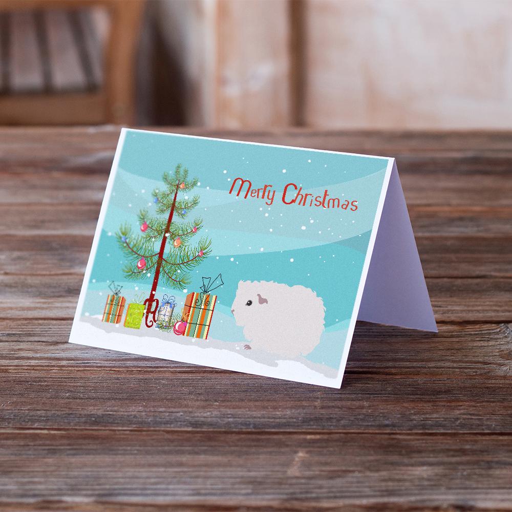 Merino Guinea Pig Merry Christmas Greeting Cards and Envelopes Pack of 8 - the-store.com
