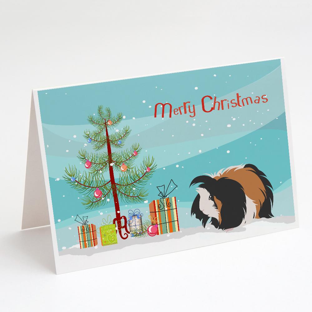 Buy this Sheba Guinea Pig Merry Christmas Greeting Cards and Envelopes Pack of 8
