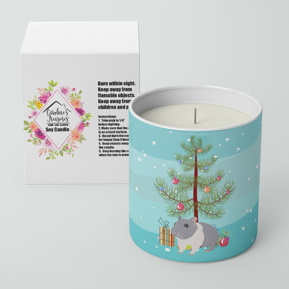 South African Hamster Merry Christmas 10 oz Decorative Soy Candle - the-store.com