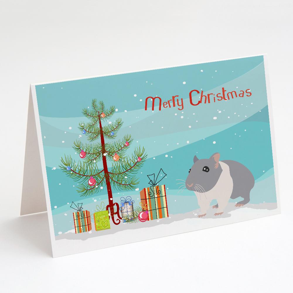 Buy this South African Hamster Merry Christmas Greeting Cards and Envelopes Pack of 8