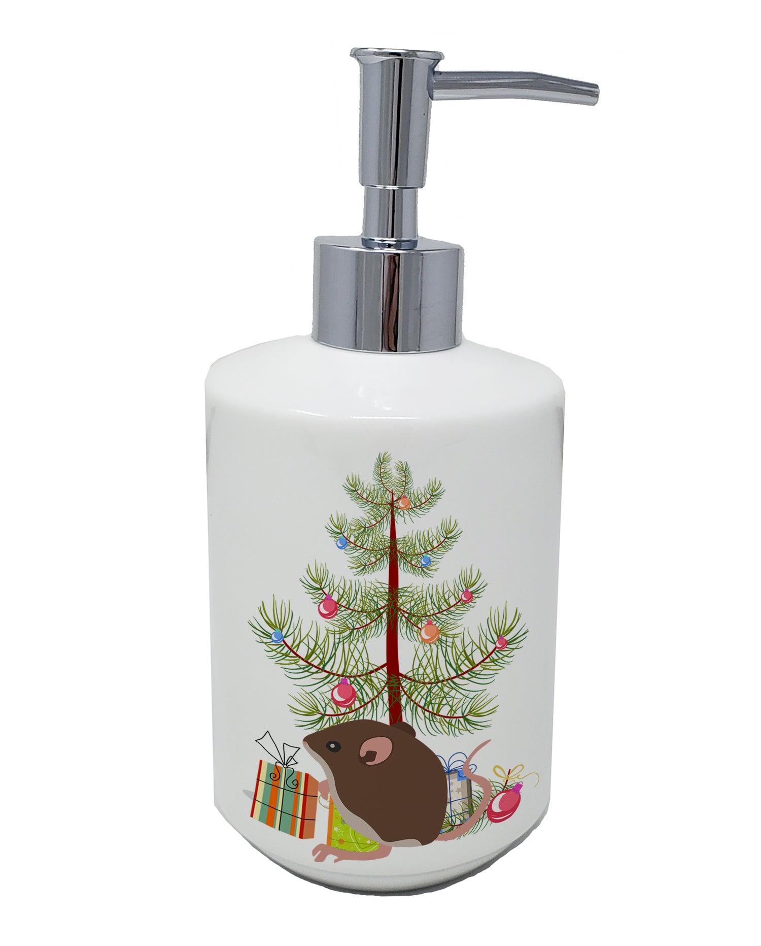 Buy this Baby Mouse Merry Christmas Ceramic Soap Dispenser
