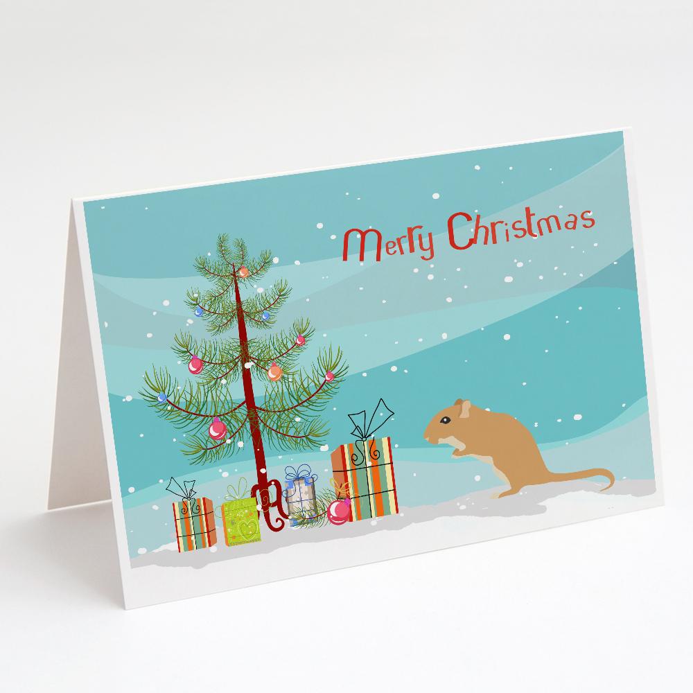 Buy this Gerbil Mouse Merry Christmas Greeting Cards and Envelopes Pack of 8