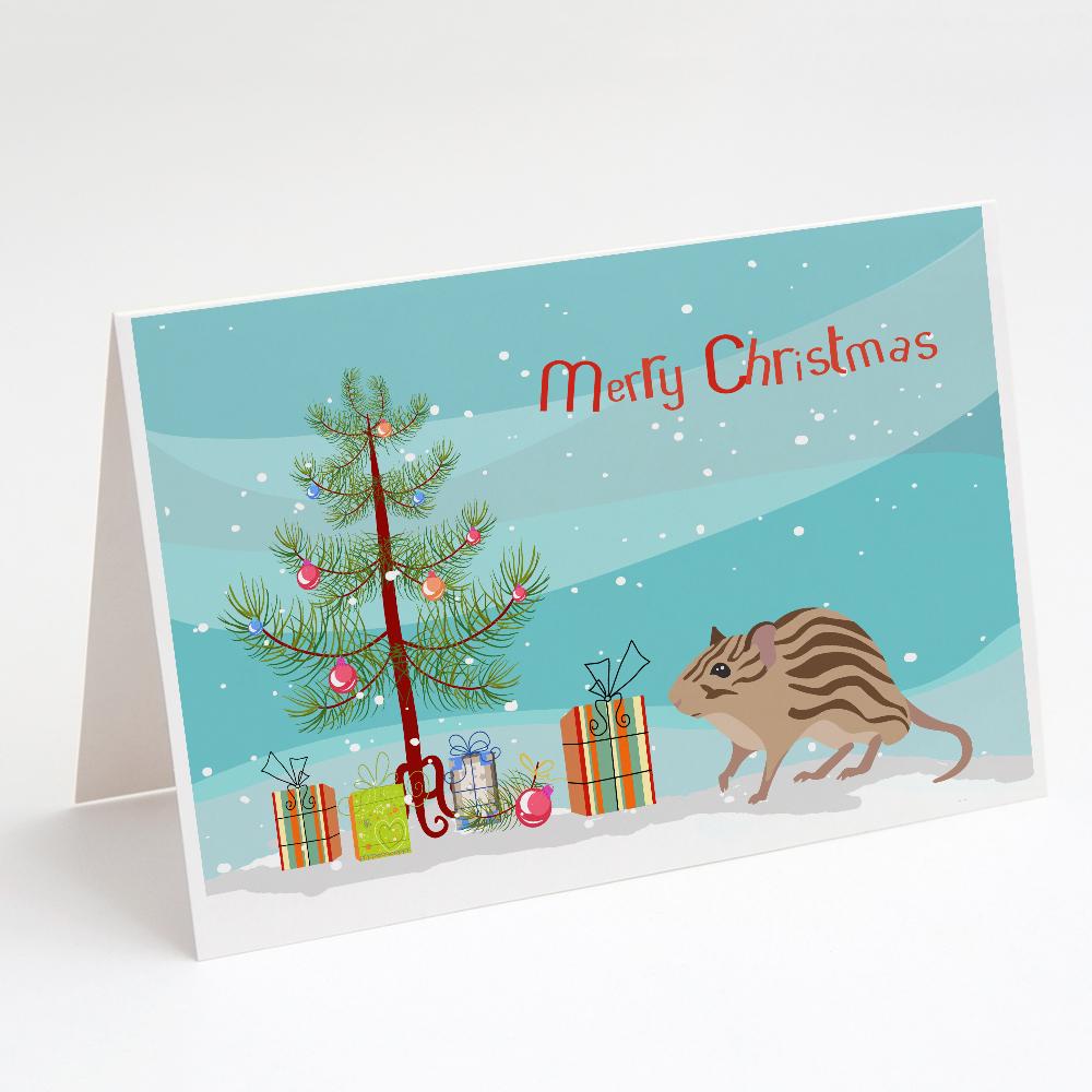 Buy this Zebra Mouse Merry Christmas Greeting Cards and Envelopes Pack of 8