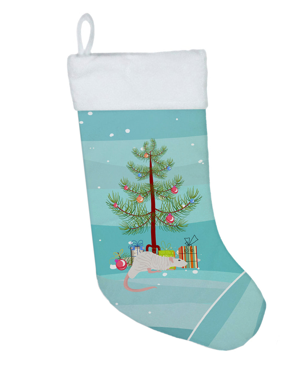 Caroline's Treasures Dumbo Sphynx Rat Merry Christmas Christmas Stocking