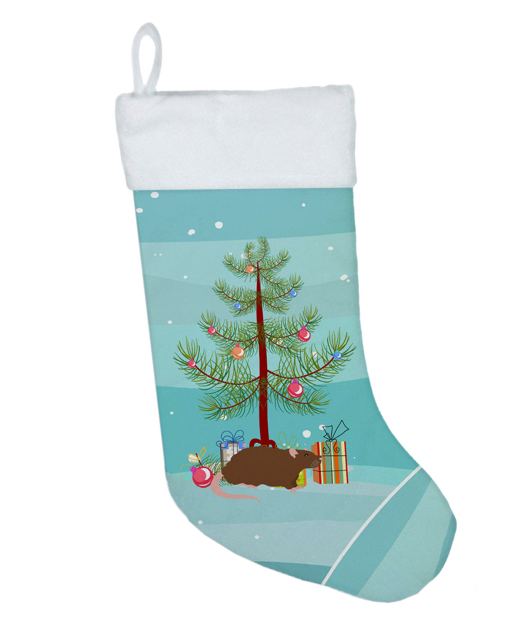 Caroline's Treasures Rex Rat Merry Christmas Christmas Stocking
