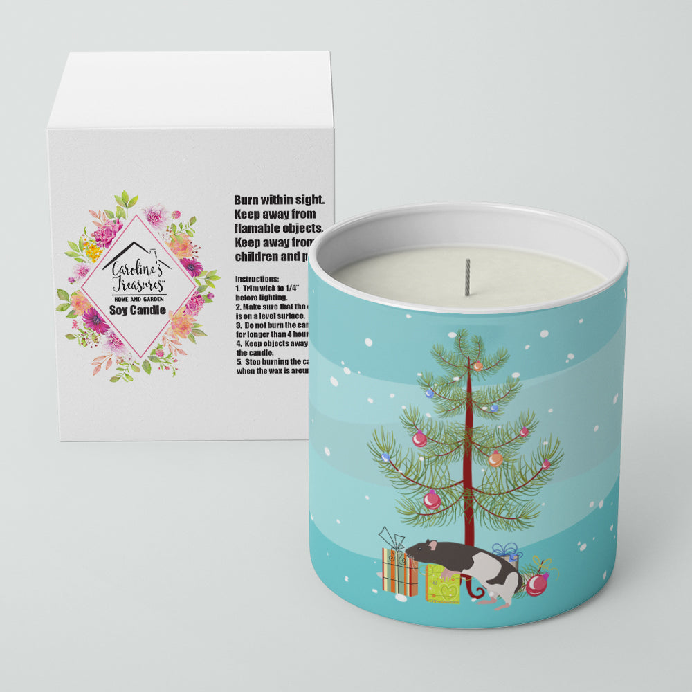 Tailless Rat Merry Christmas 10 oz Decorative Soy Candle - the-store.com