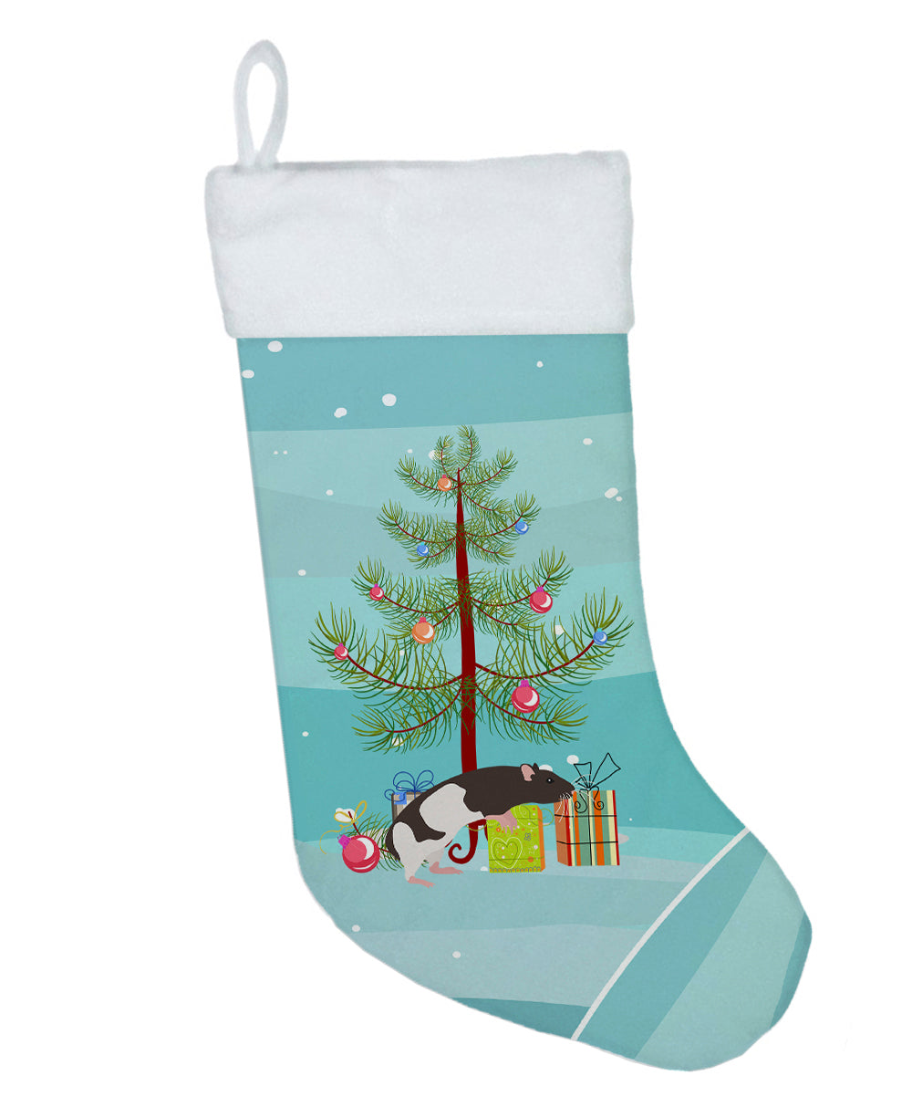 Caroline's Treasures Tailless Rat Merry Christmas Christmas Stocking