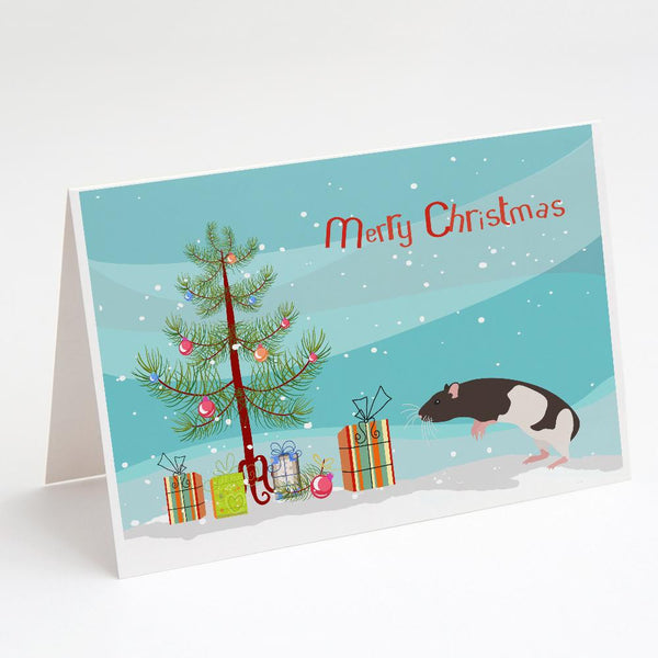 Buy this Tailless Rat Merry Christmas Greeting Cards and Envelopes Pack of 8