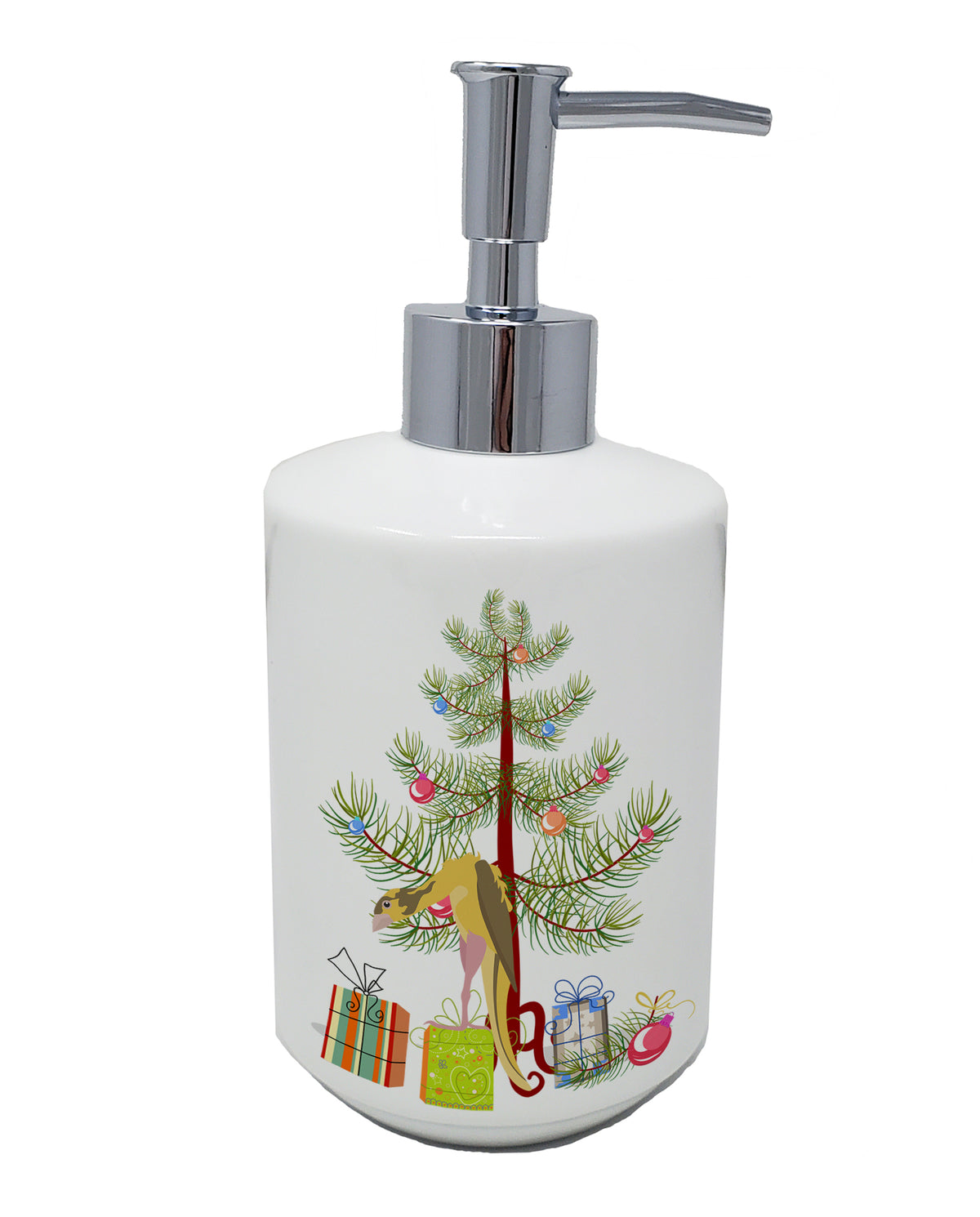 Buy this Jibso Canary Merry Christmas Ceramic Soap Dispenser