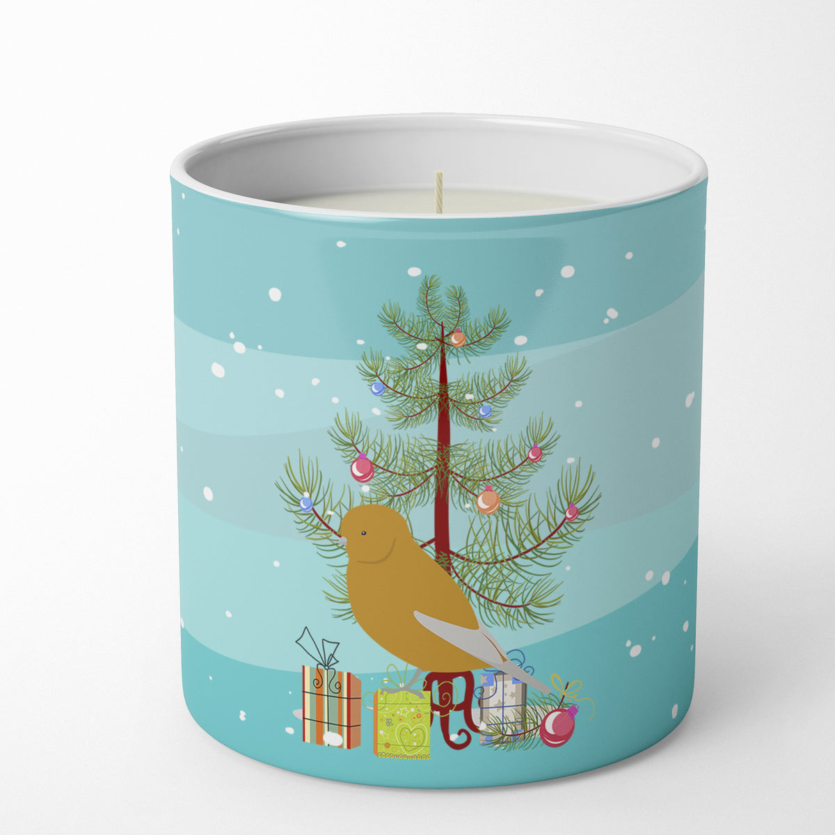 Buy this Norwich Canary Merry Christmas 10 oz Decorative Soy Candle