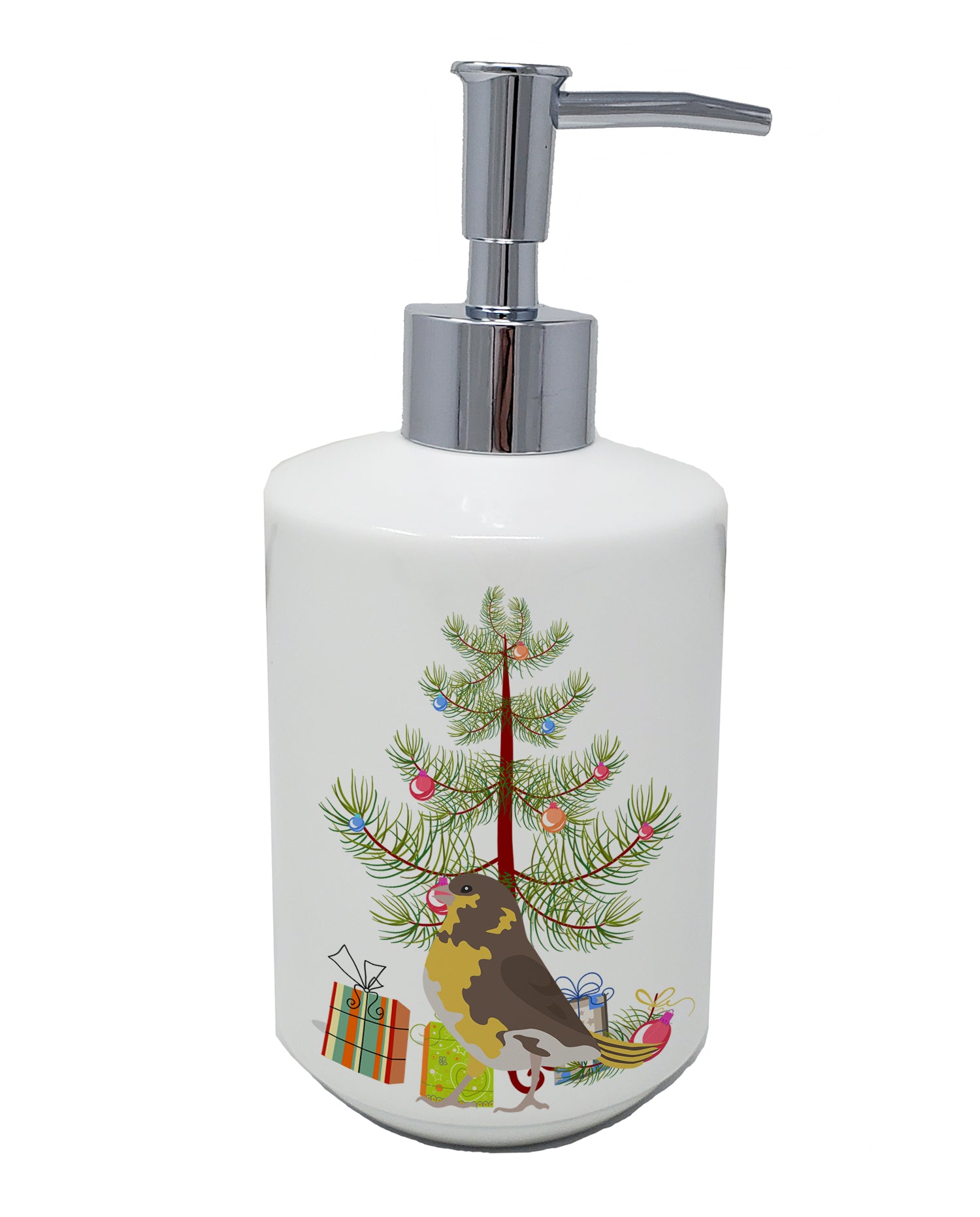 Buy this Spanish Canary Merry Christmas Ceramic Soap Dispenser