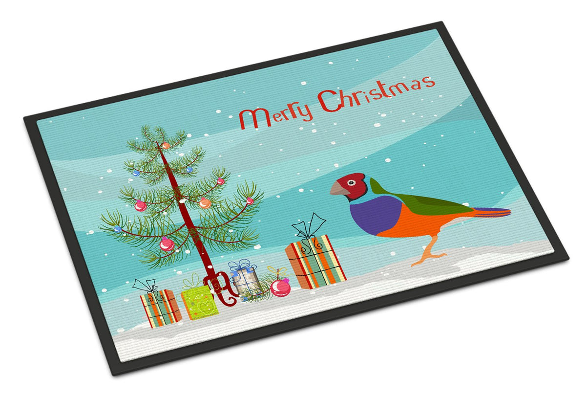 Amadina Merry Christmas Indoor or Outdoor Mat 24x36 CK4486JMAT by Caroline&#39;s Treasures