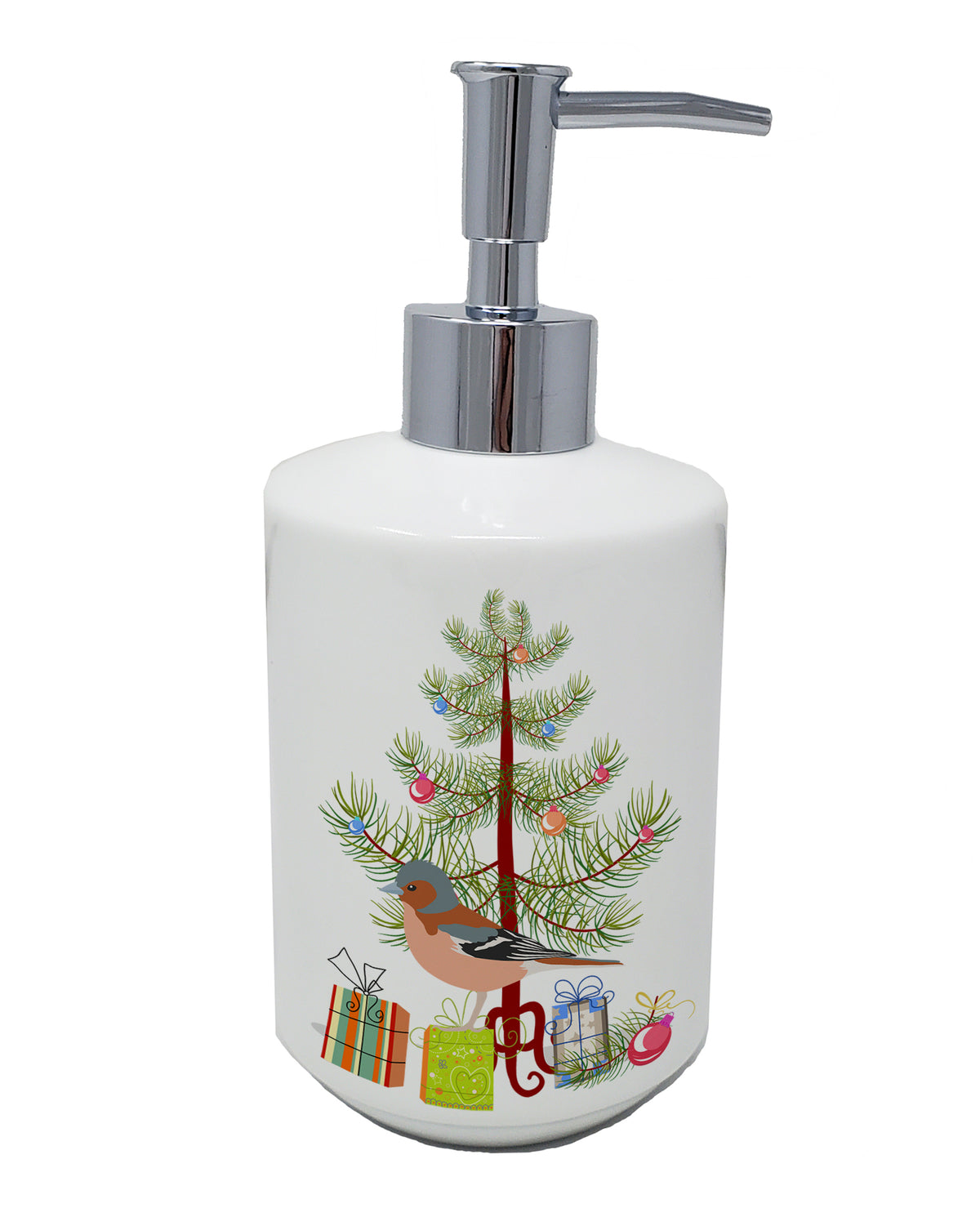 Buy this Finch Merry Christmas Ceramic Soap Dispenser
