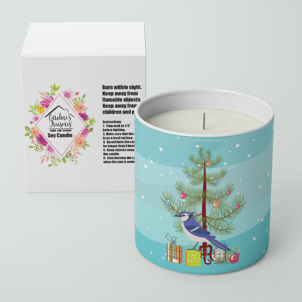 Jay Bird Merry Christmas 10 oz Decorative Soy Candle - the-store.com