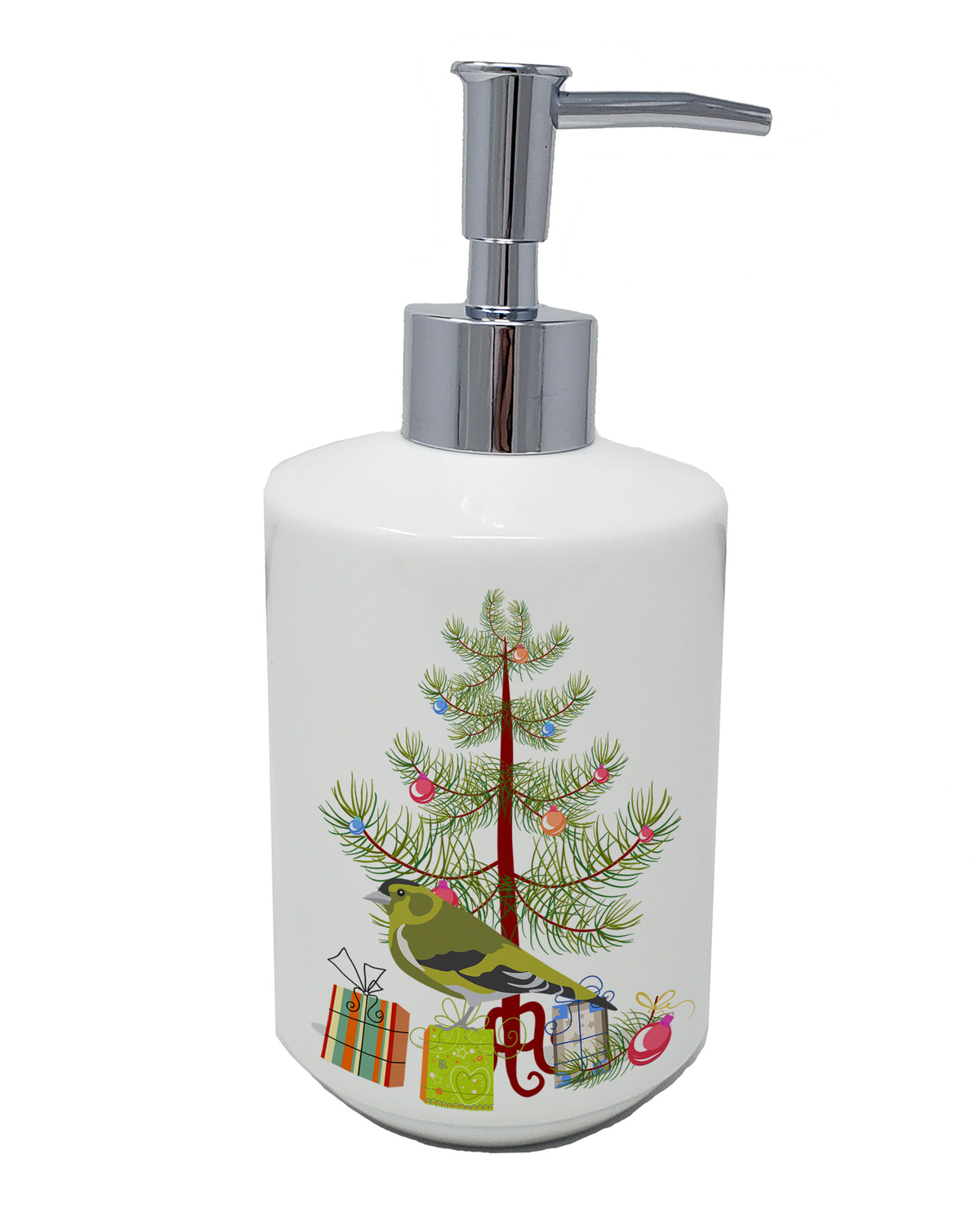Buy this Siskin Merry Christmas Ceramic Soap Dispenser