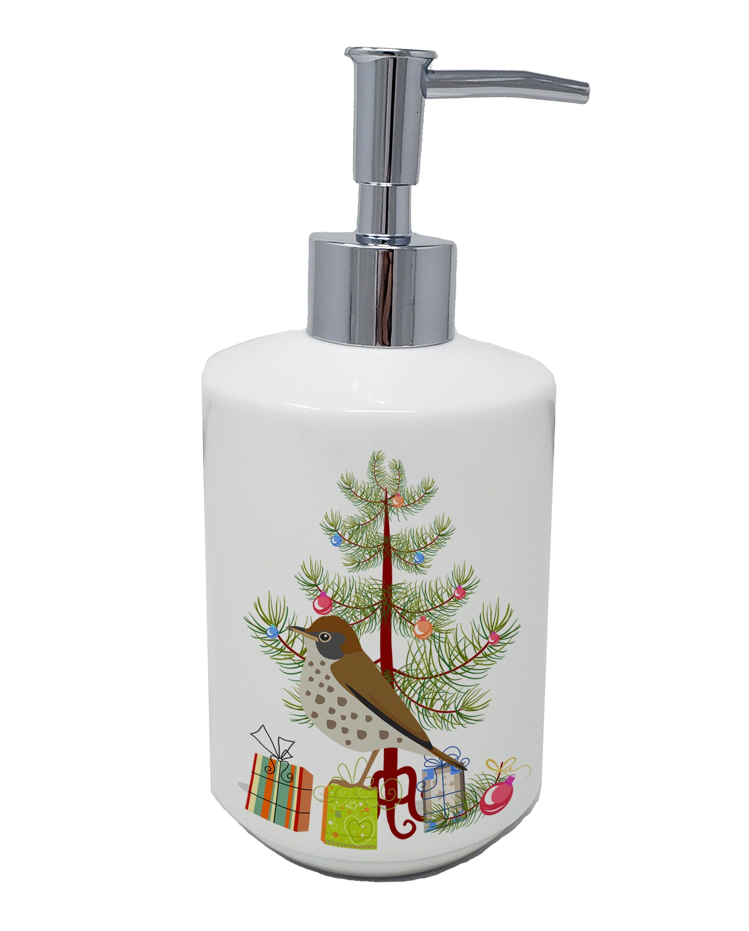 Buy this Thrush Merry Christmas Ceramic Soap Dispenser