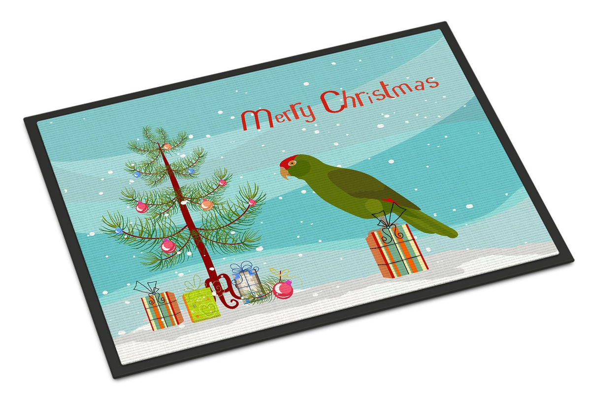 Amazon Parrot Merry Christmas Indoor or Outdoor Mat 24x36 CK4496JMAT by Caroline&#39;s Treasures