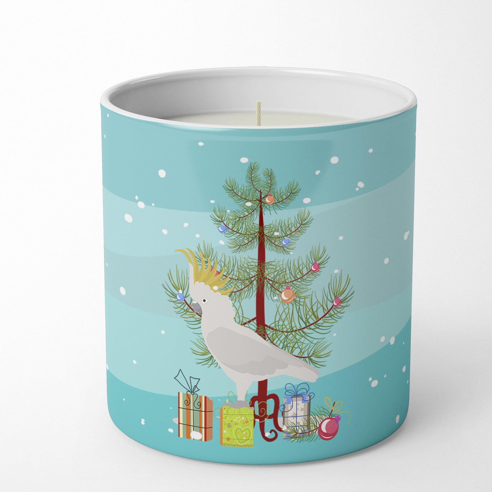 Buy this Cockatoo Merry Christmas 10 oz Decorative Soy Candle