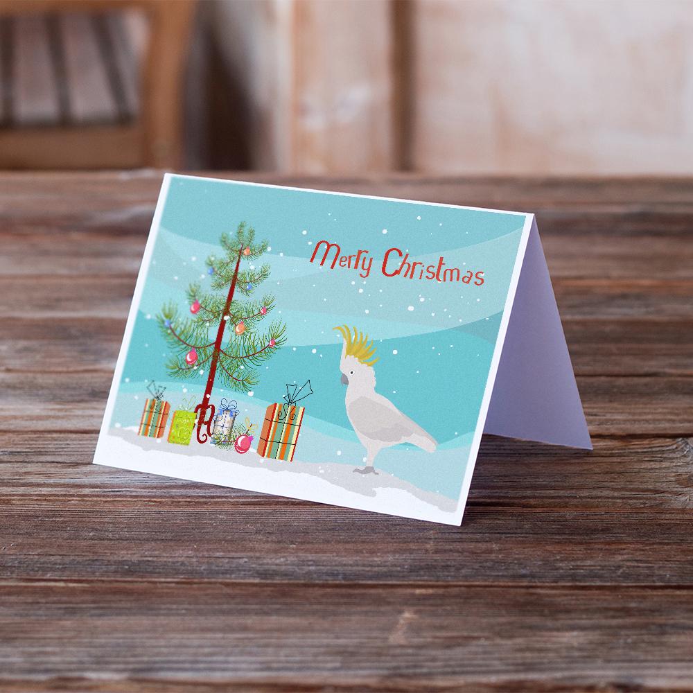 Cockatoo Merry Christmas Greeting Cards and Envelopes Pack of 8 - the-store.com
