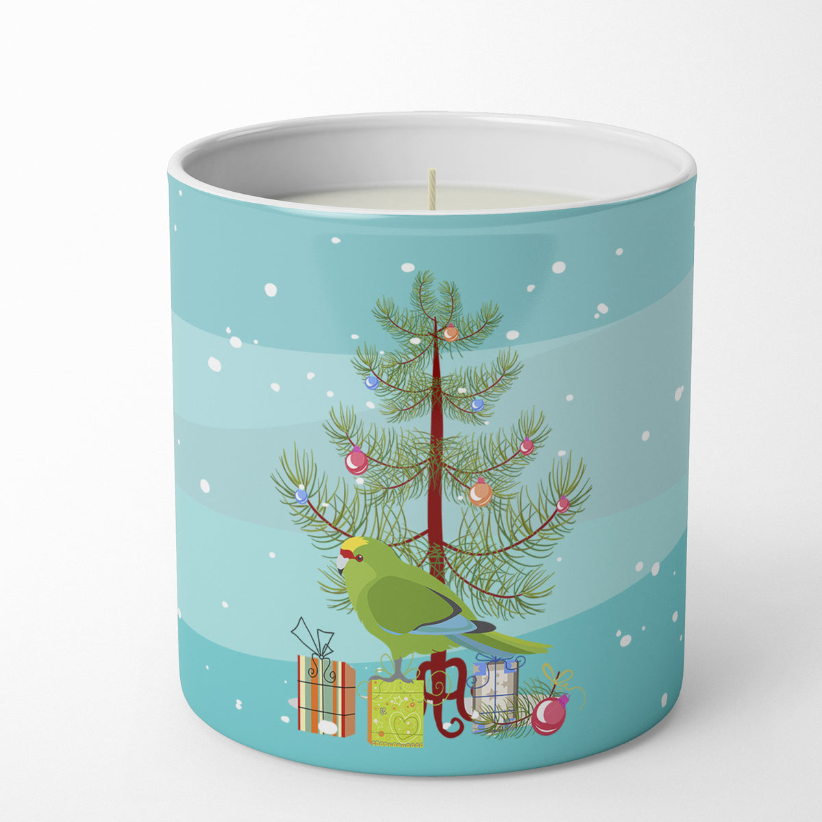 Buy this New Zealand Parakeet Merry Christmas 10 oz Decorative Soy Candle