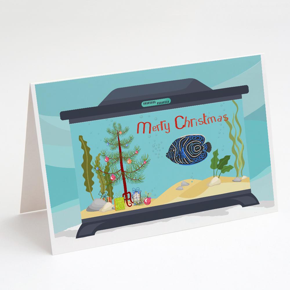 Buy this Emperor Angelfish Merry Christmas Greeting Cards and Envelopes Pack of 8