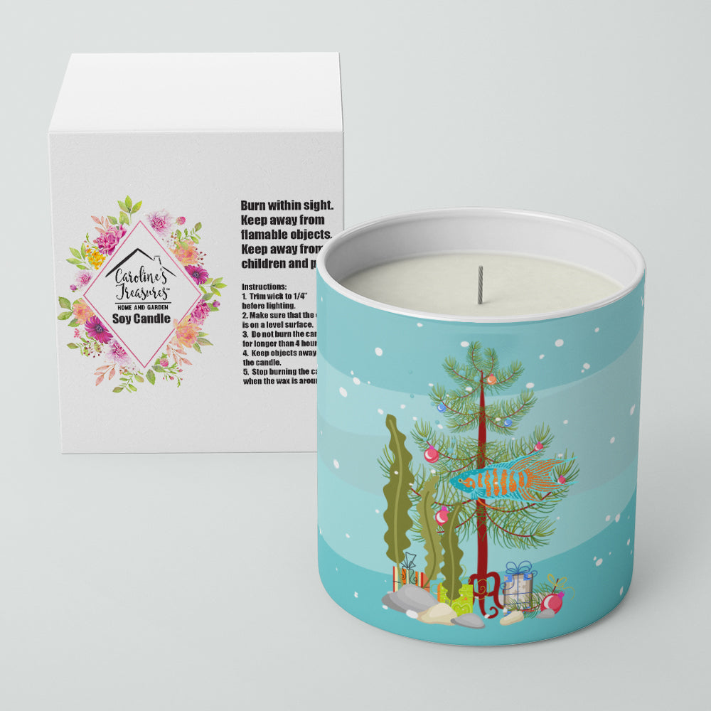 Paradise Fish Merry Christmas 10 oz Decorative Soy Candle - the-store.com
