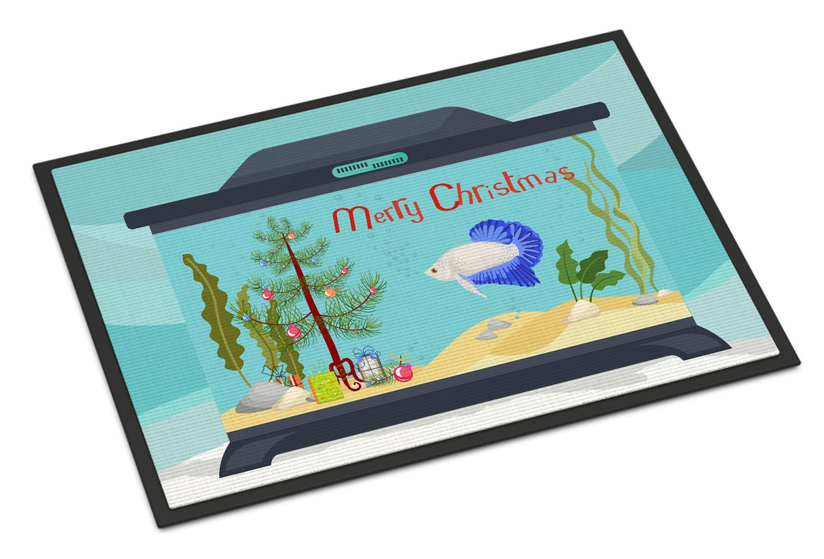 Plakat Betta Merry Christmas Indoor or Outdoor Mat 24x36 CK4531JMAT by Caroline&#39;s Treasures