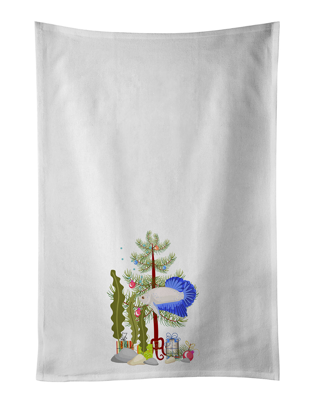 Buy this Plakat Betta Merry Christmas White Kitchen Towel Set of 2