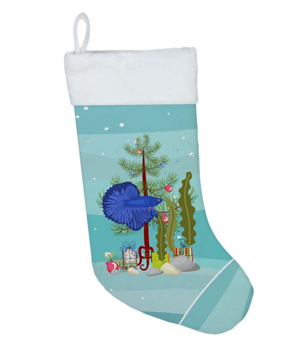 Super Delta Tail Betta Merry Christmas Christmas Stocking  the-store.com.