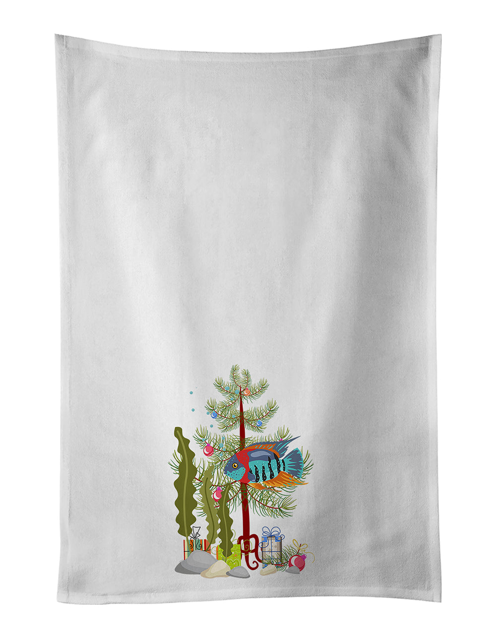 Buy this Severum Merry Christmas White Kitchen Towel Set of 2