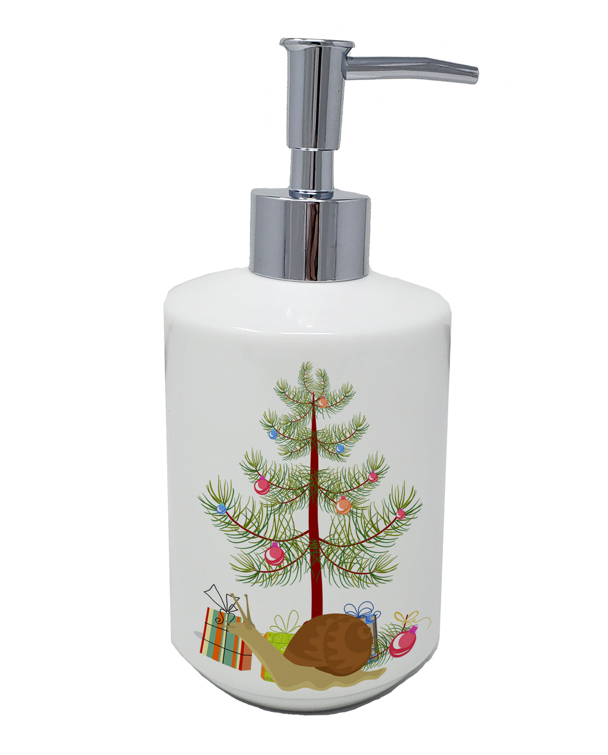 Buy this Garden Snail Merry Christmas Ceramic Soap Dispenser