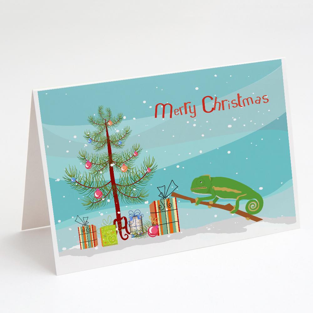 Buy this Chameleon Merry Christmas Greeting Cards and Envelopes Pack of 8