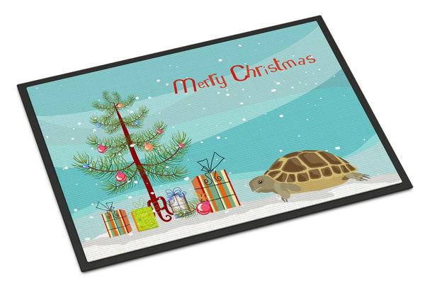 Turtle Merry Christmas Indoor or Outdoor Mat 24x36 CK4542JMAT by Caroline's Treasures