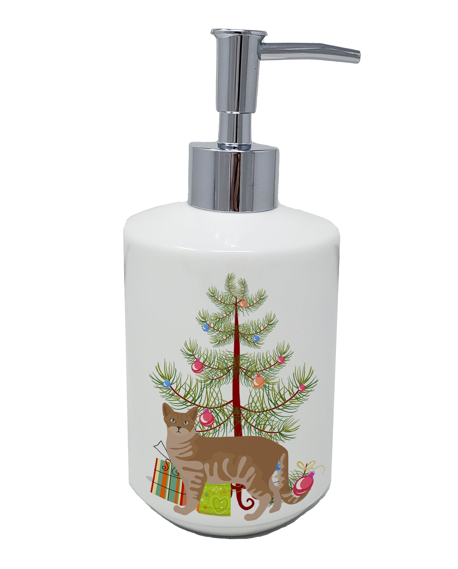 Buy this Australian Mist #1 Cat Merry Christmas Ceramic Soap Dispenser