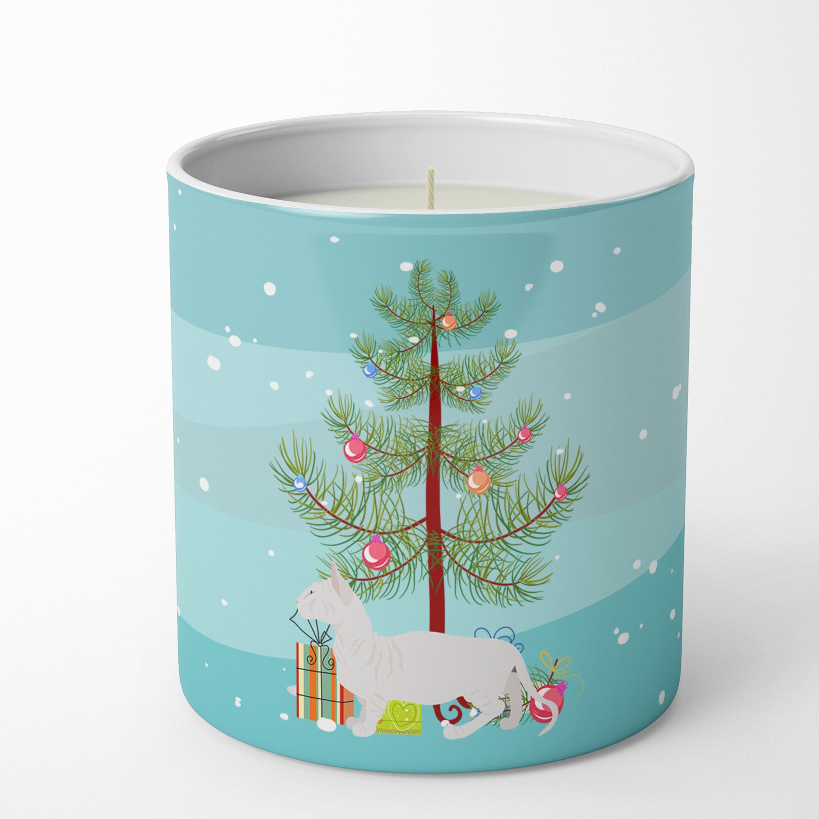 Buy this Bambino #2 Cat Merry Christmas 10 oz Decorative Soy Candle