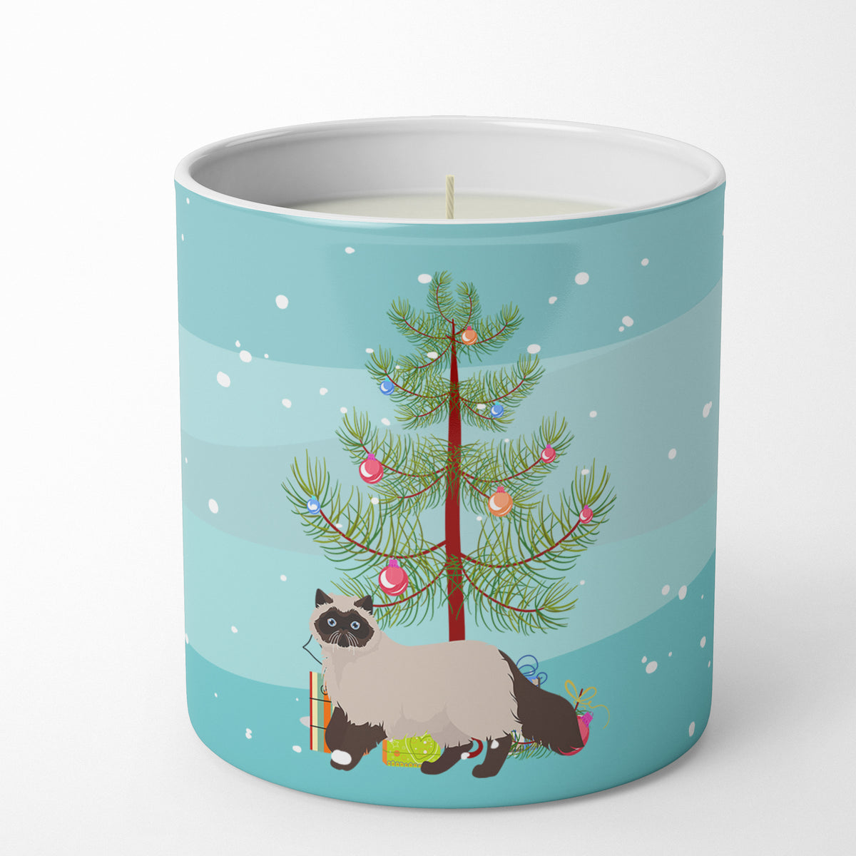 Buy this Colorpoint Persian Hymalayan Cat Merry Christmas 10 oz Decorative Soy Candle