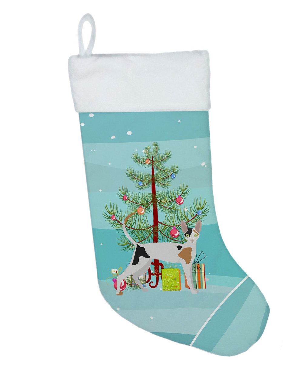 Caroline's Treasures Cornish Rex Cat Merry Christmas Christmas Stocking