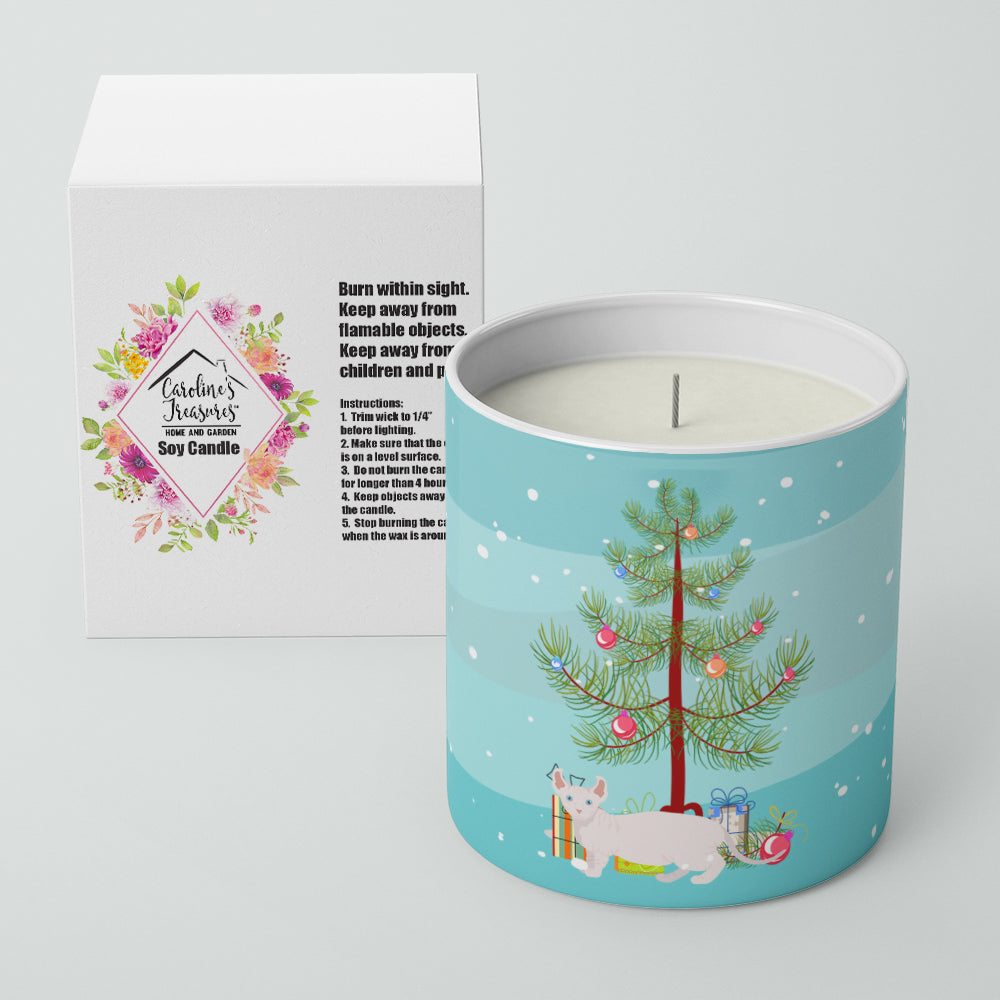 Dwelf #3 Cat Merry Christmas 10 oz Decorative Soy Candle - the-store.com