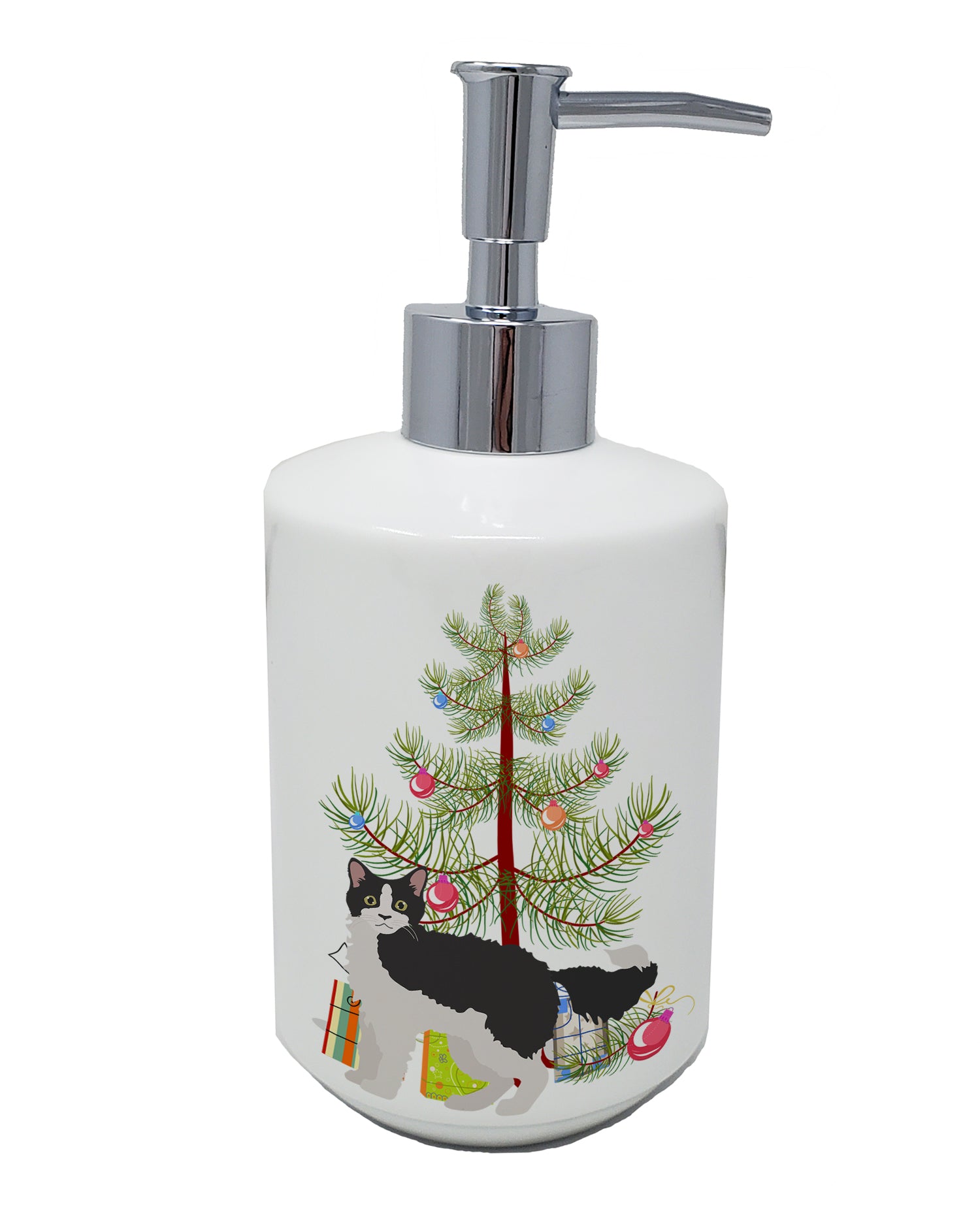 Buy this La Perm #1 Cat Merry Christmas Ceramic Soap Dispenser