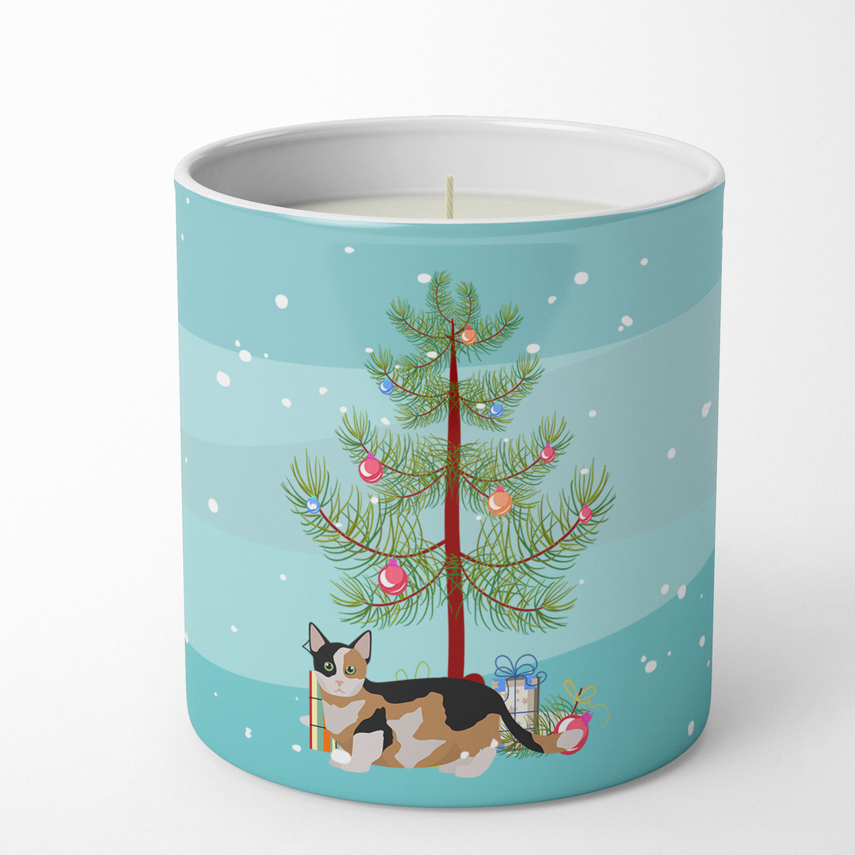 Buy this Munchkin Cat Merry Christmas 10 oz Decorative Soy Candle