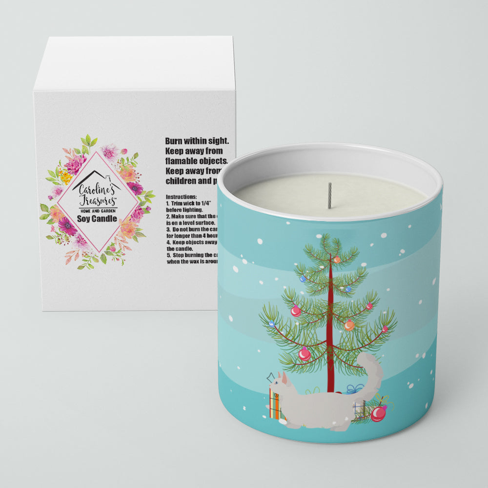 Munchkin #2 Cat Merry Christmas 10 oz Decorative Soy Candle - the-store.com
