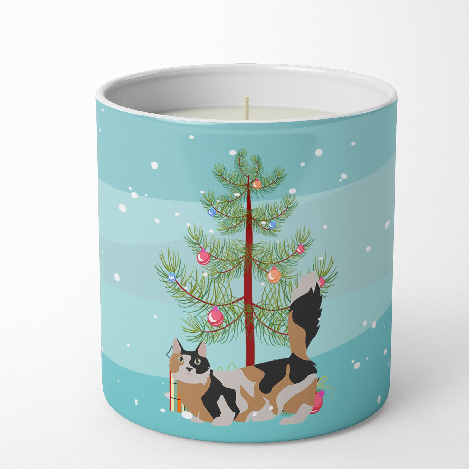 Buy this Munchkin #3 Cat Merry Christmas 10 oz Decorative Soy Candle