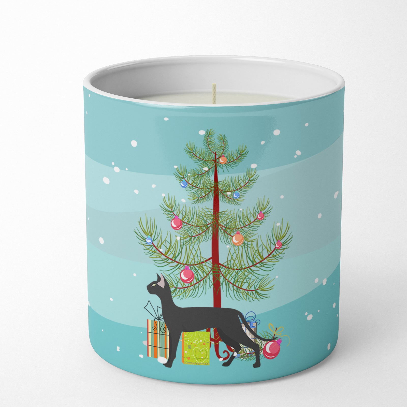 Buy this Oriental Shorthair #1 Cat Merry Christmas 10 oz Decorative Soy Candle