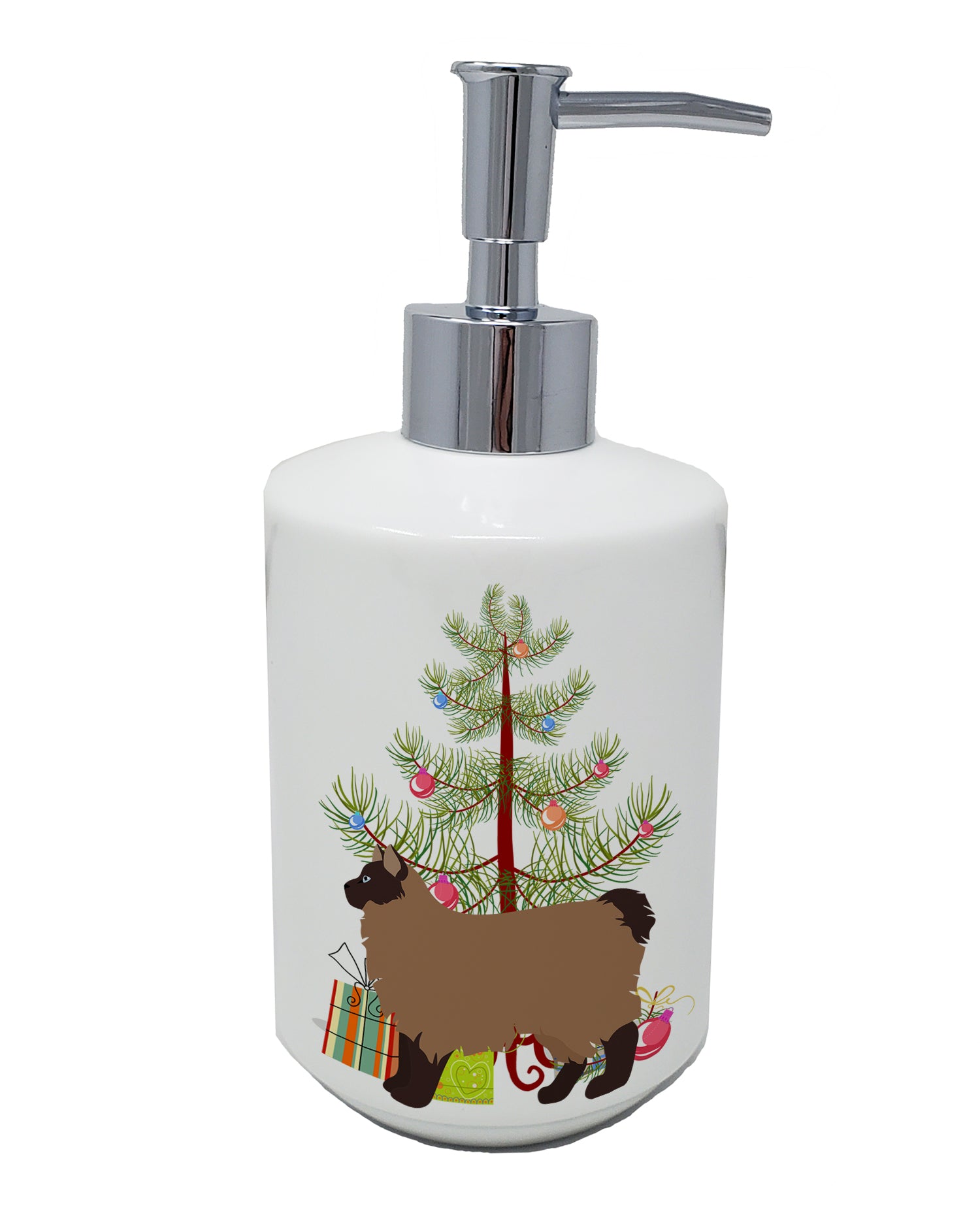 Buy this Owyhee Bob #2 Cat Merry Christmas Ceramic Soap Dispenser